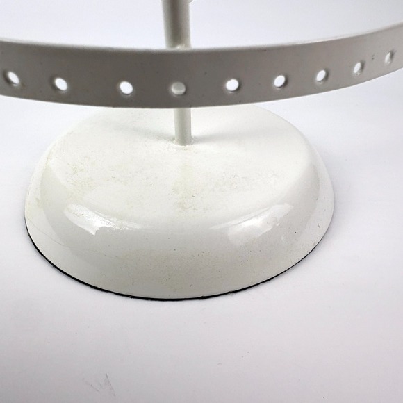 Urban Outfitters Spinning Bird Metal Jewelry Stand White Earrings Nacklaces See - Picture 8 of 10